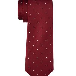 The Tie Hub Men Polka Dots Printed Pure Silk Broad Tie-picture-19