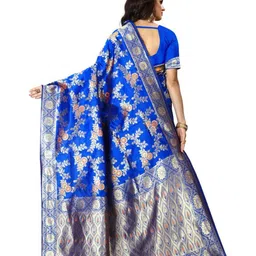 SAREEFLAME Woven Design Zari Banarasi Saree image 2