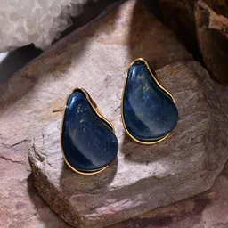 Reenisaa Oval Studs Earrings-picture-25