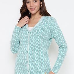 Duke Women Geometric Printed Long Sleeves Cardigan-picture-36