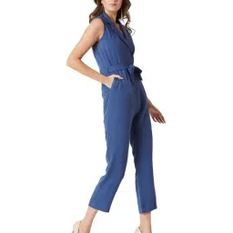 Miss Chase Blue Below Knee Jumpsuit image 3