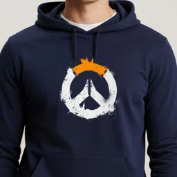 Moda Rapido Men Printed Hooded Pullover Sweatshirt image 5