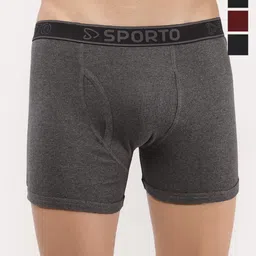 Sporto by Macho Men Pack Of 4 Short Trunks-picture-25