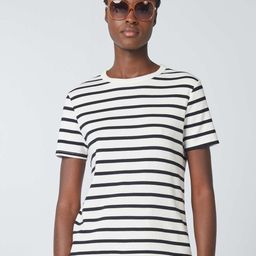 KIABI Men Striped Round Neck Cotton Oversized T-shirt-picture-44