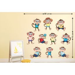 LANSTICK Many Monkey Wall Sticker-picture-19