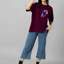 Moda Rapido Women Printed T-shirt image 3