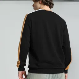 Puma Beige Regular Fit Colour Block Sweatshirt image 2