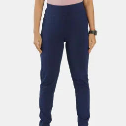 BlissClub Navy Cotton Pencil Pants image 1