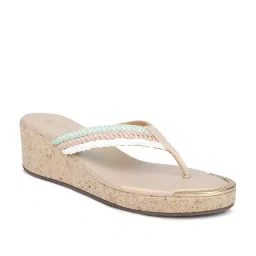 Inc.5 Women's Golden Thong Wedges image 1