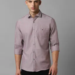 Louis Philippe Sport Purple Cotton Slim Fit Shirt image 1