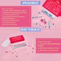 SOEZI Reusable Press On Nails Ready To Wear Kit - Snake Eyes image 2