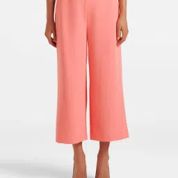 Forever New Peach Regular Fit High Rise Culottes image 1