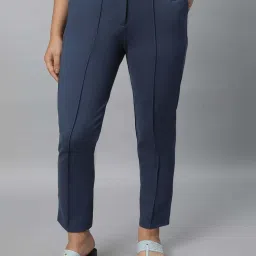 Aurelia Blue Mid Rise Trousers image 1