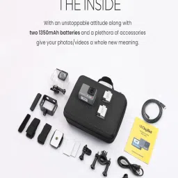 Digitek DAC 002 5K Ultra HD Action Camera - 24MP, 100ft Waterproof, Dual 1350mAh Batteries image 2