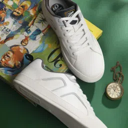 ID Men's White Casual Sneakers image 1