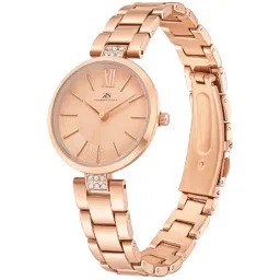 Kenneth Scott Women's Rose Gold Dial Analog Watch - K23533-RBKK image 2