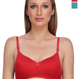 Liigne Pack Of 2 Non-Wired Non Padded Everyday Bra With All Day Comfort-picture-16