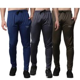 Vimal Jonney Multicolor Slim Fit Trackpants - Pack of 3-picture-48