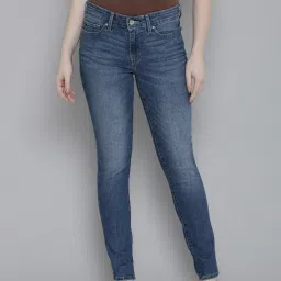 Levi's 711 Blue Skinny Fit Mid Rise Jeans image 1