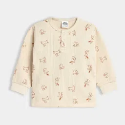 Miarcus Kids Beige Regular Fit Clothing Set image 2