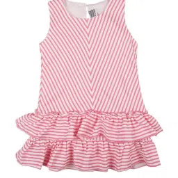 Mee Mee Kids Pink Striped Dress image 1