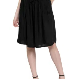 PATRORNA Black Midi Skirt image 1