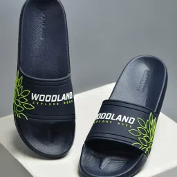 Woodland Men's Navy Slides image 1