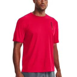 Under Armour Red Regular Fit Sports T-Shirt image 1
