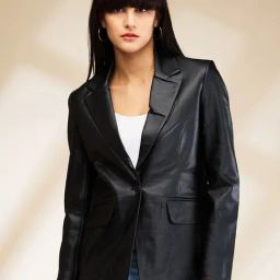 Being Human Black Slim Fit Blazer-picture-5