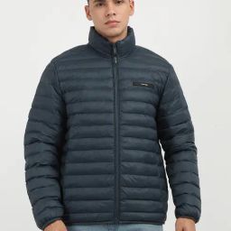 Calvin Klein Blue Regular Fit Quilted Jacket-picture-3