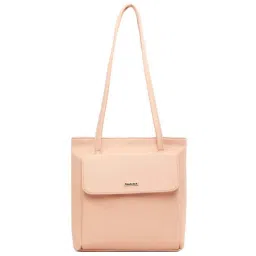 Fastrack Structured Powder Pink Tote Bag For Women image 1