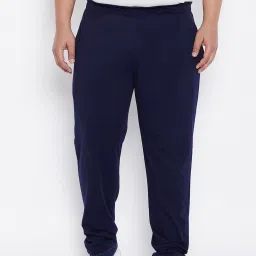Bigbanana Mid Navy Cotton Regular Fit Trackpants image 1