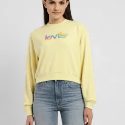Levi's Yellow Printed Pullover image 1