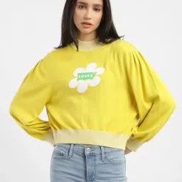 Levi's Yellow Printed Pullover image 1