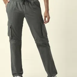 Urban Ranger by Pantaloons Grey Slim Fit Trackpants image 1