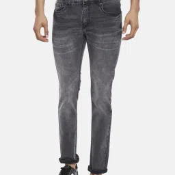 People by Pantaloons Grey Slim Fit Jeans image 1