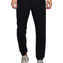 Asics Basic Logo Black Regular Fit Sports Joggers image 1