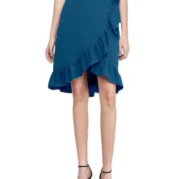 PATRORNA Teal Above Knee Skirt image 1