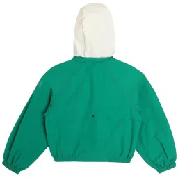 TOMMY HILFIGER Olympic Green Solid Relaxed Fit Jacket image 2