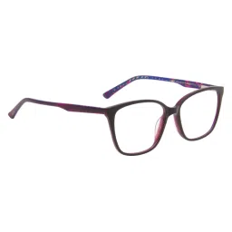 Ted Smith Purple Square Eyewear Frames for Women image 2