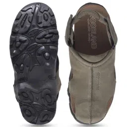 Woodland Men's Olive Green Fisherman Sandals image 4