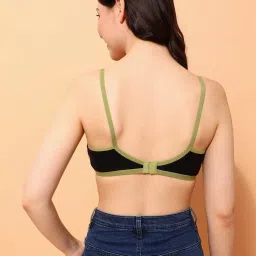 Clovia Black Full Coverage Non-Padded Full Coverage Bra image 2