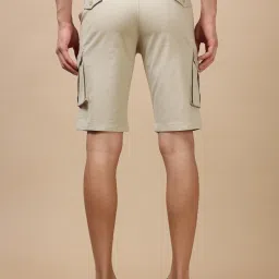 Bushirt Cream Regular Fit Cargo Shorts image 2