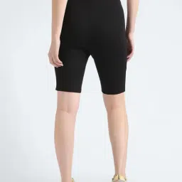 Tommy Hilfiger Black Self Slim Fit Shorts image 2