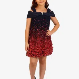 Cutecumber Kids Multicolor Embellished Dress image 4