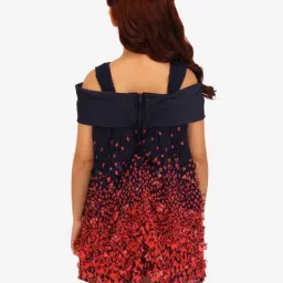 Cutecumber Kids Multicolor Embellished Dress image 2