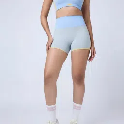 Feier Blue Slim Fit Sports Shorts-image-12