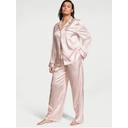 victoria's secret intimates Victoria's Secret Pink Satin Long Shirt & Pyjama (Set of 2)-picture-42
