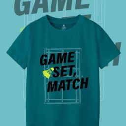 Codez Kids Teal Graphic Print T-Shirt-picture-14