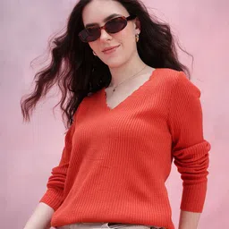 DressBerry Ribbed Acrylic Pullover-image-92